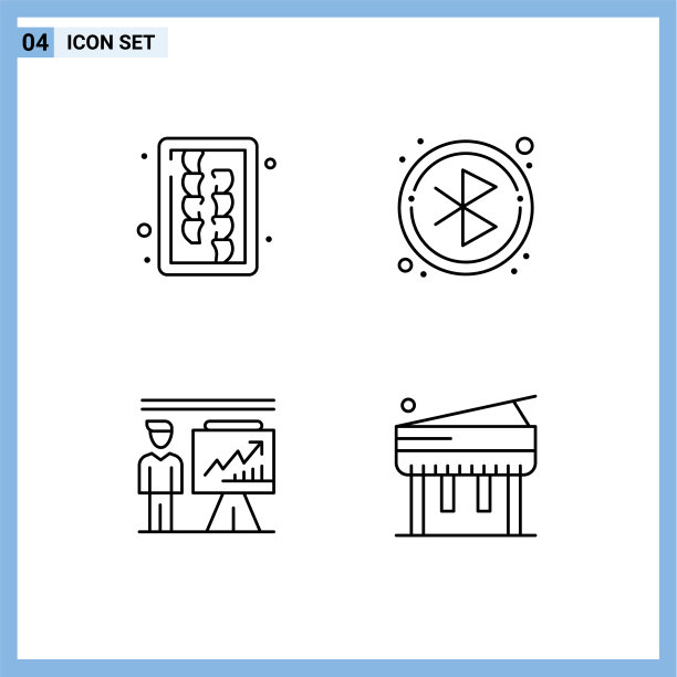 用户界面包4基本填充线平图片下载