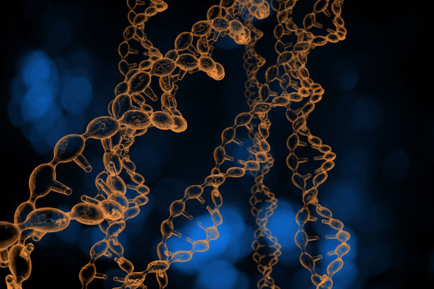 DNA链3D插图图片下载