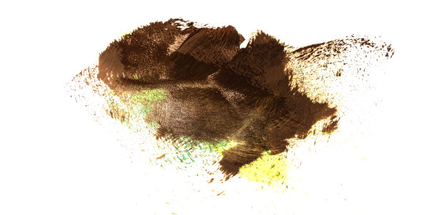 颜色飞溅孤立的白色背景图片下载