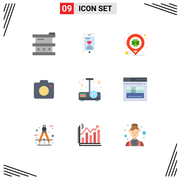 平色包9通用符号光束图片下载