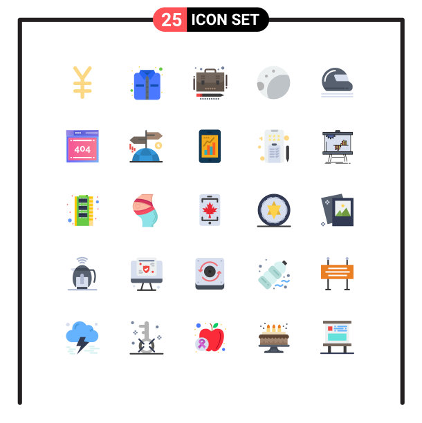 移动界面平色设25个象形图图片下载