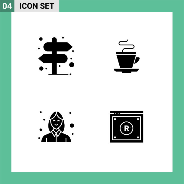 现代集立体象形文字和符号等图片下载