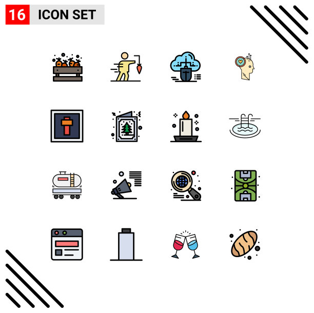 平色填充线包16通用图片下载