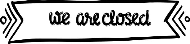 我们是用缎带封闭手写的标志图片下载