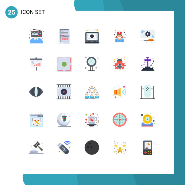 现代套25平色象形文字的图片下载