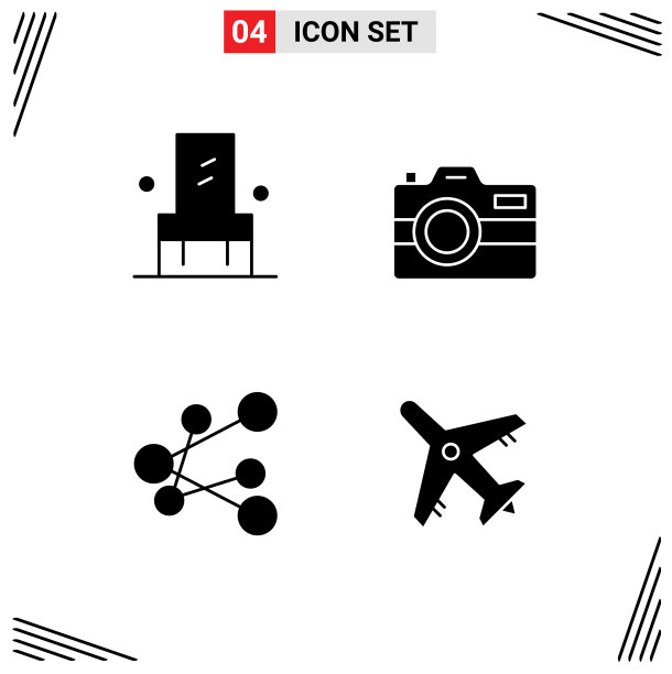 包创意固体字形椅子链接座椅图片下载