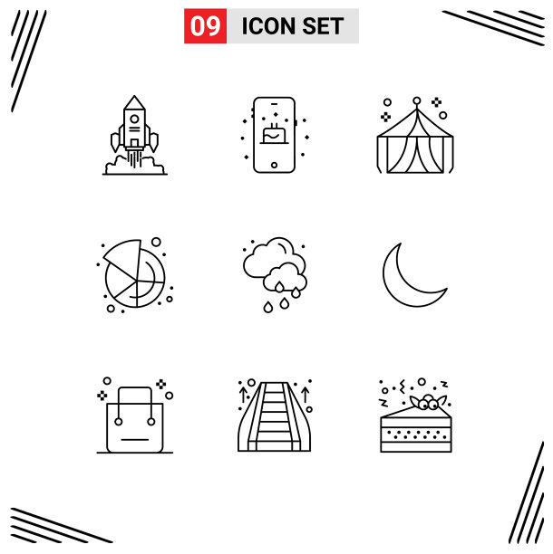 现代集9轮廓和符号等图片下载