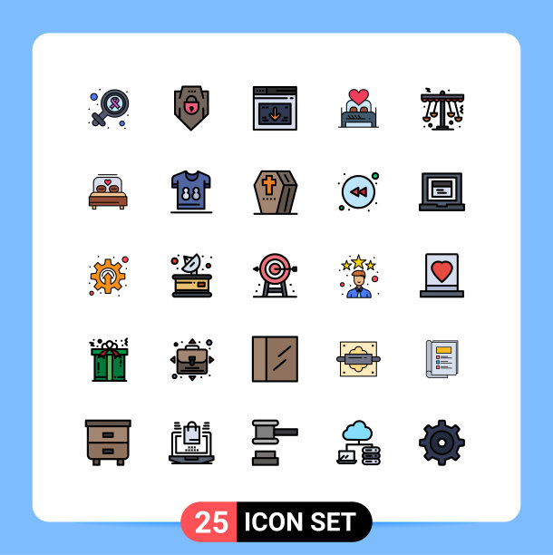 25组填线平色标志和图片下载