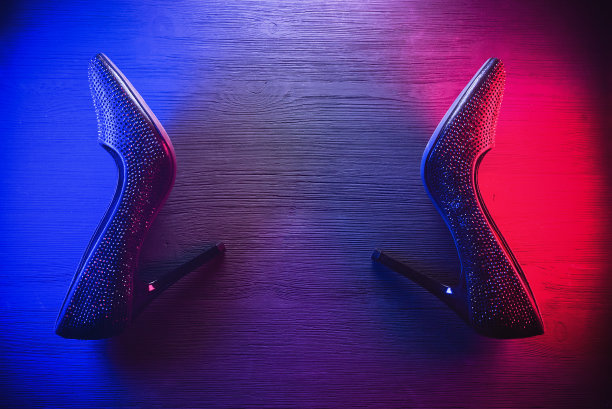 高跟鞋。图片下载