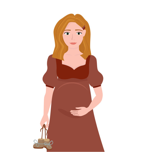 红色的头发图片下载