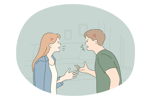 丑闻、争吵、争斗的概念图片下载