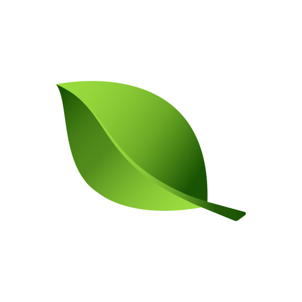 叶子图标设计矢量模板图片下载