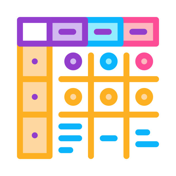 新生儿彩色图标矢量插图的阿普加评分图片下载