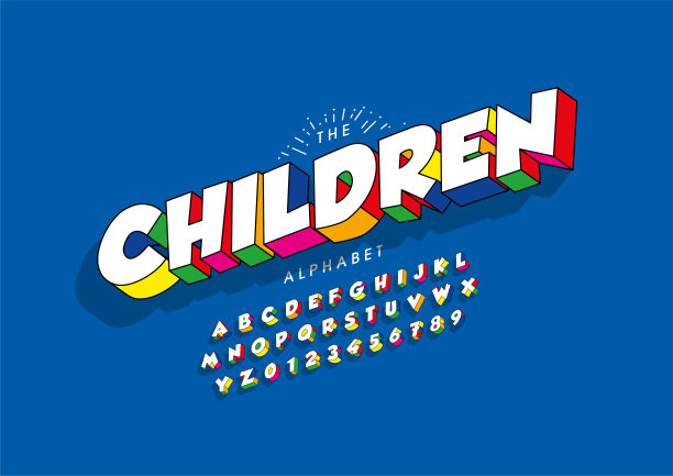 孩子的字母图片下载