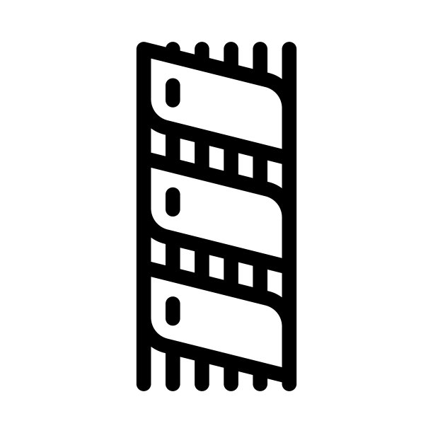 光纤绝缘黑色图标矢量插画图片下载