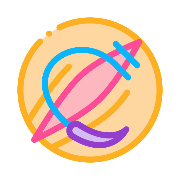 眼泪在分娩创伤彩色图标矢量插图图片下载