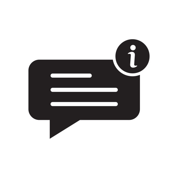 气泡语音矢量图标在时尚的平面设计图片下载