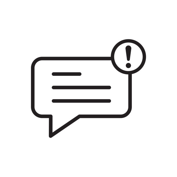 气泡语音矢量图标在时尚的平面设计图片下载