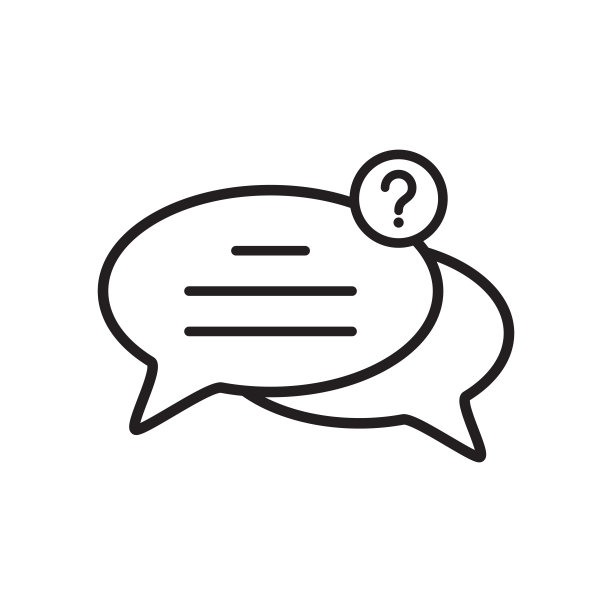 气泡语音矢量图标在时尚的平面设计图片下载