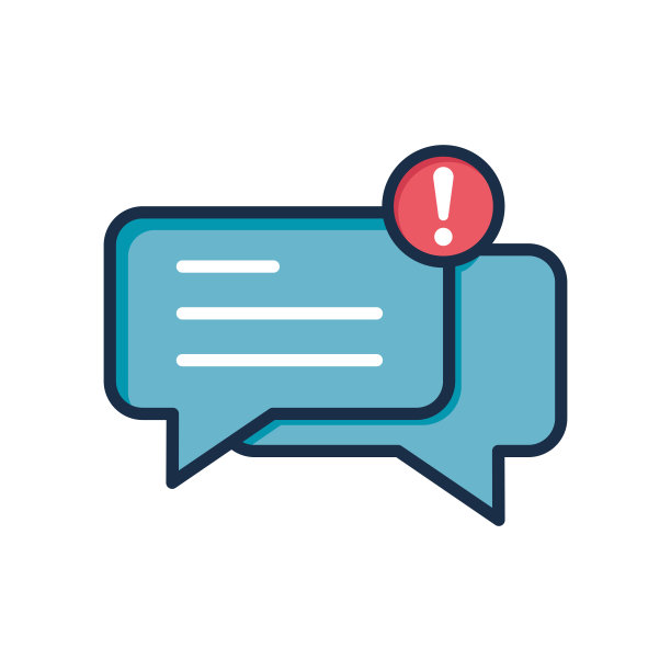 气泡语音矢量图标在时尚的平面设计图片下载