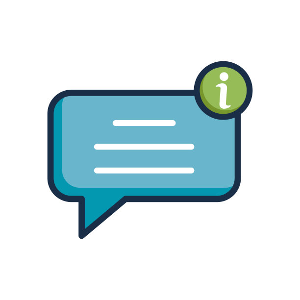 气泡语音矢量图标在时尚的平面设计图片下载