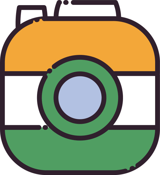 条纹相机设备填充样式图标图片下载