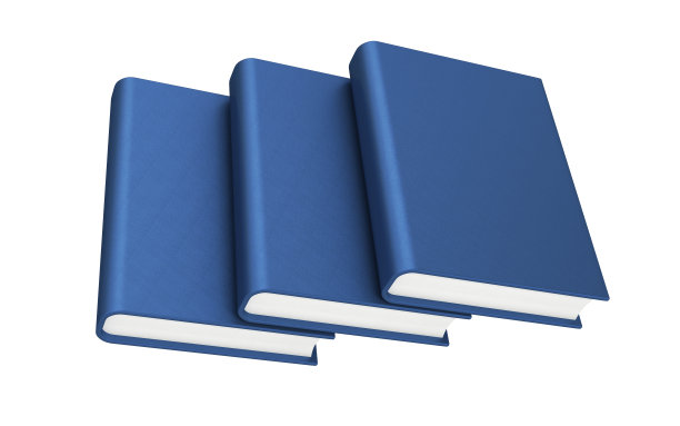 蓝色的一堆书图片下载