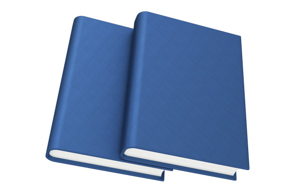 蓝色的一堆书图片下载