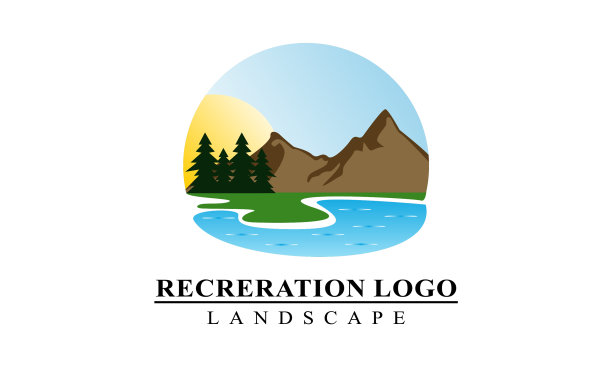 公园和游憩景观标志图片下载