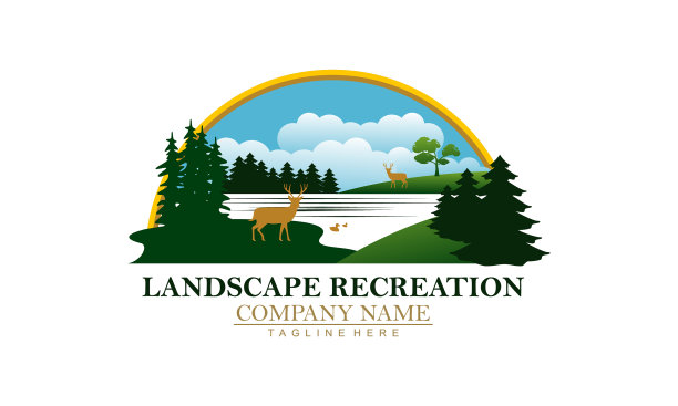 公园和游憩景观标志图片下载