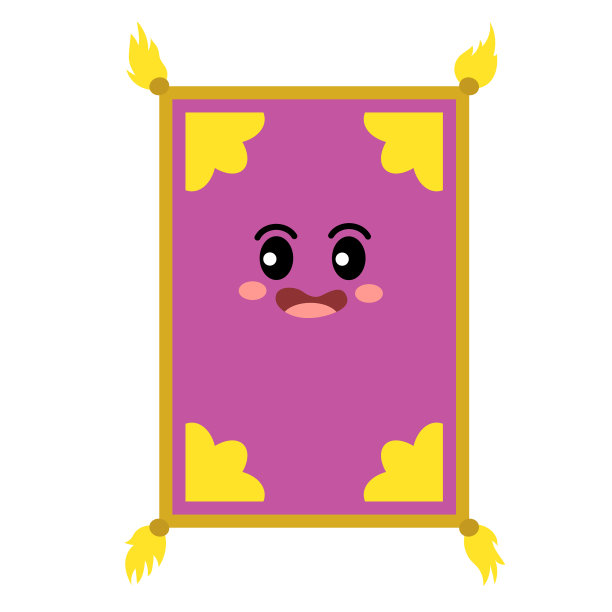 魔毯运输卡通人物图片下载