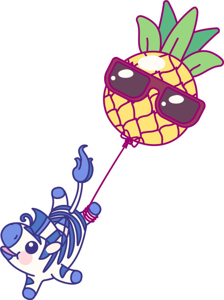 可爱的bastriped斑马图片下载