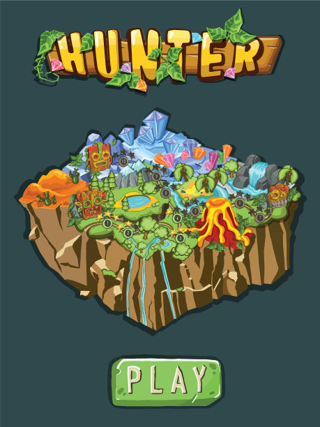 为休闲游戏设置关卡地图资产游戏地图图片下载