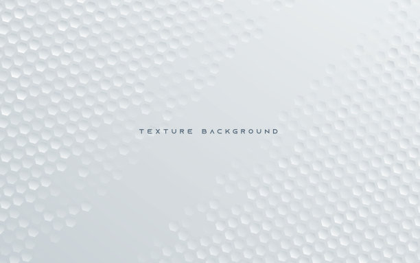 抽象的六边形纹理白色背景图片下载