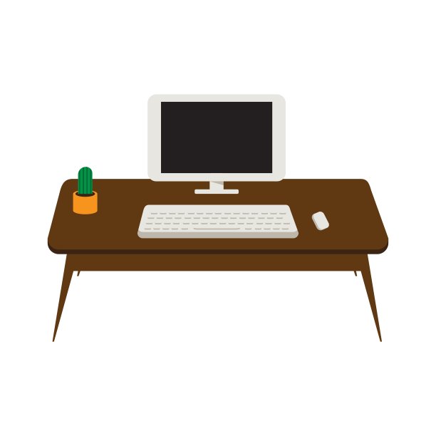 家庭办公室设置图片下载