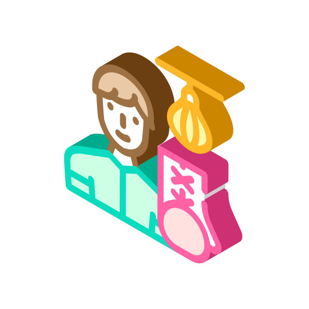 拳击运动等距图标矢量插图图片下载