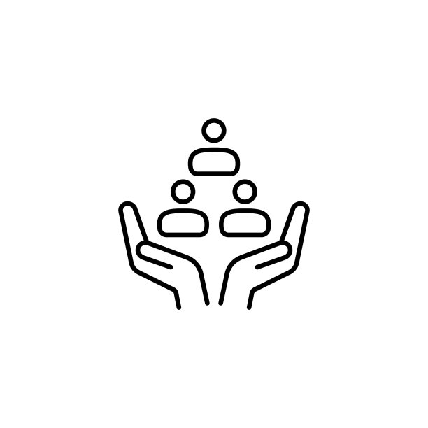 人力资本图标（矢量图）。标识。图片下载