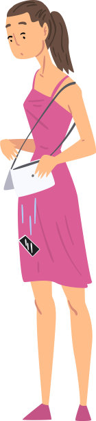 散落的女孩，她的手机掉了图片下载