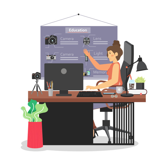 远程教学从家庭公寓图片下载