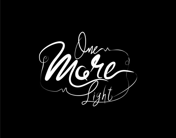 一个更轻的字母文本在黑色的背景图片下载