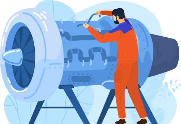 工程师，飞机引擎工程师，男性图片下载