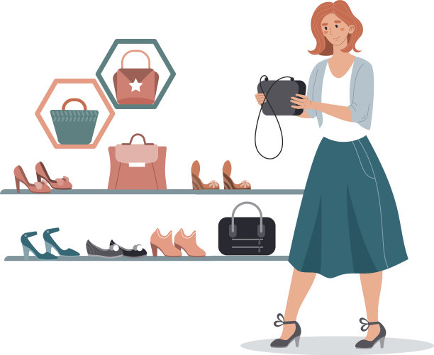 个性女性手提袋选择皮包图片下载