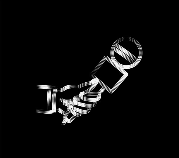 现场新闻模板与麦克风新闻图片下载