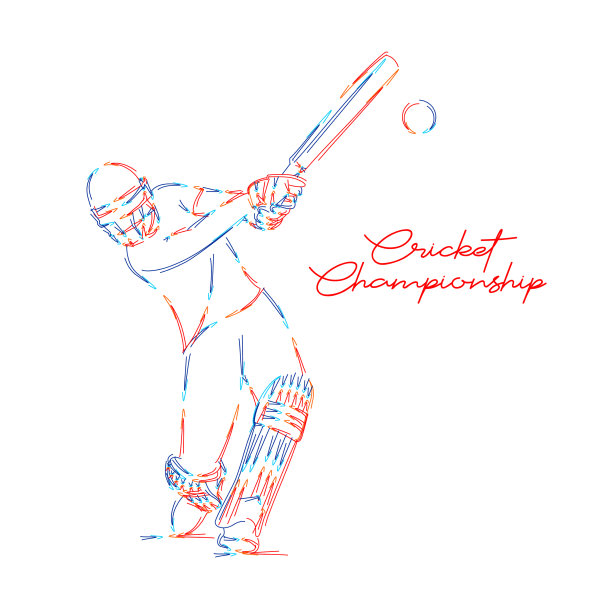 概念击球手打板球锦标赛图片下载