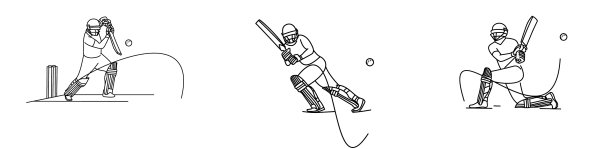 抽象的彩色图案与击球手和投球手图片下载