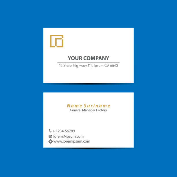 摘要现代名片模板设计图片下载