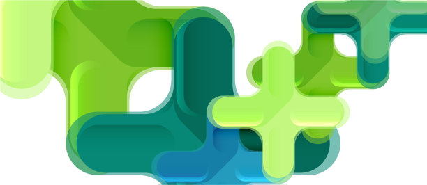 光滑的多色塑料风格交叉图片下载