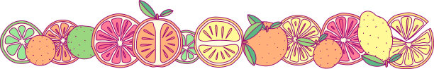 水果全景边框艺术图片下载