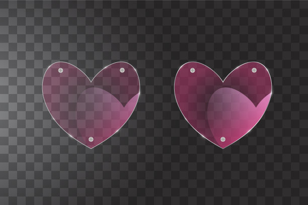 现代玻璃心的样本背景图片下载