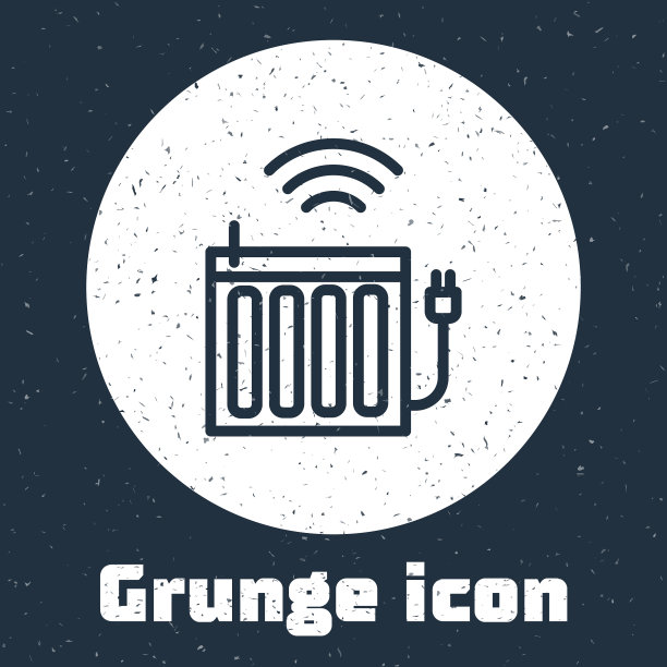 垃圾线智能供暖散热器系统图标图片下载